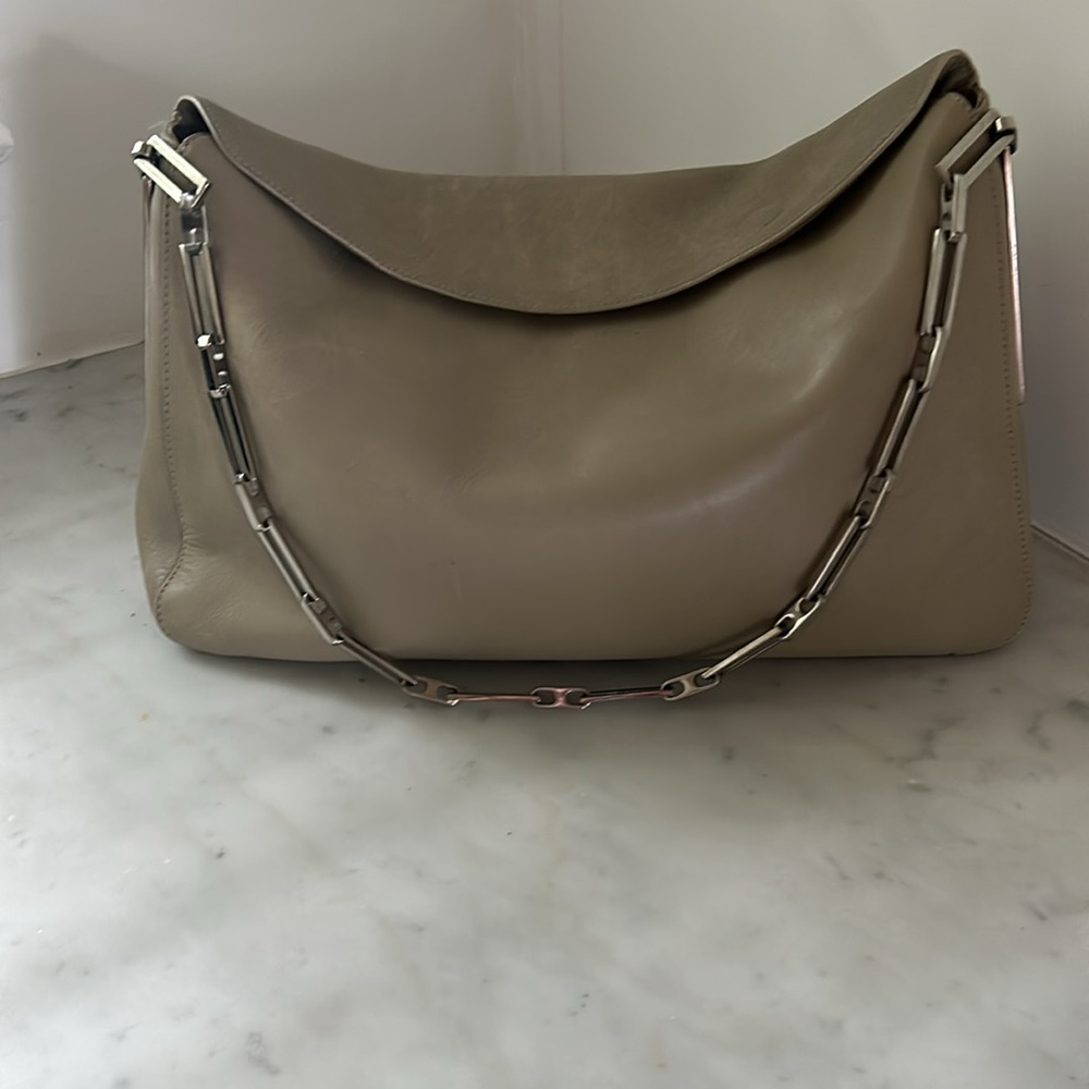 Nina Ricci Cream and Silver Handbag